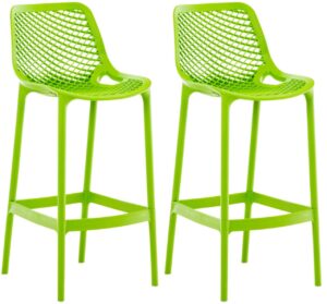 2er Set Barhocker Air gruen