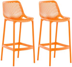 2er Set Barhocker Air orange