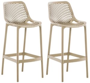 2er Set Barhocker Air schlamm