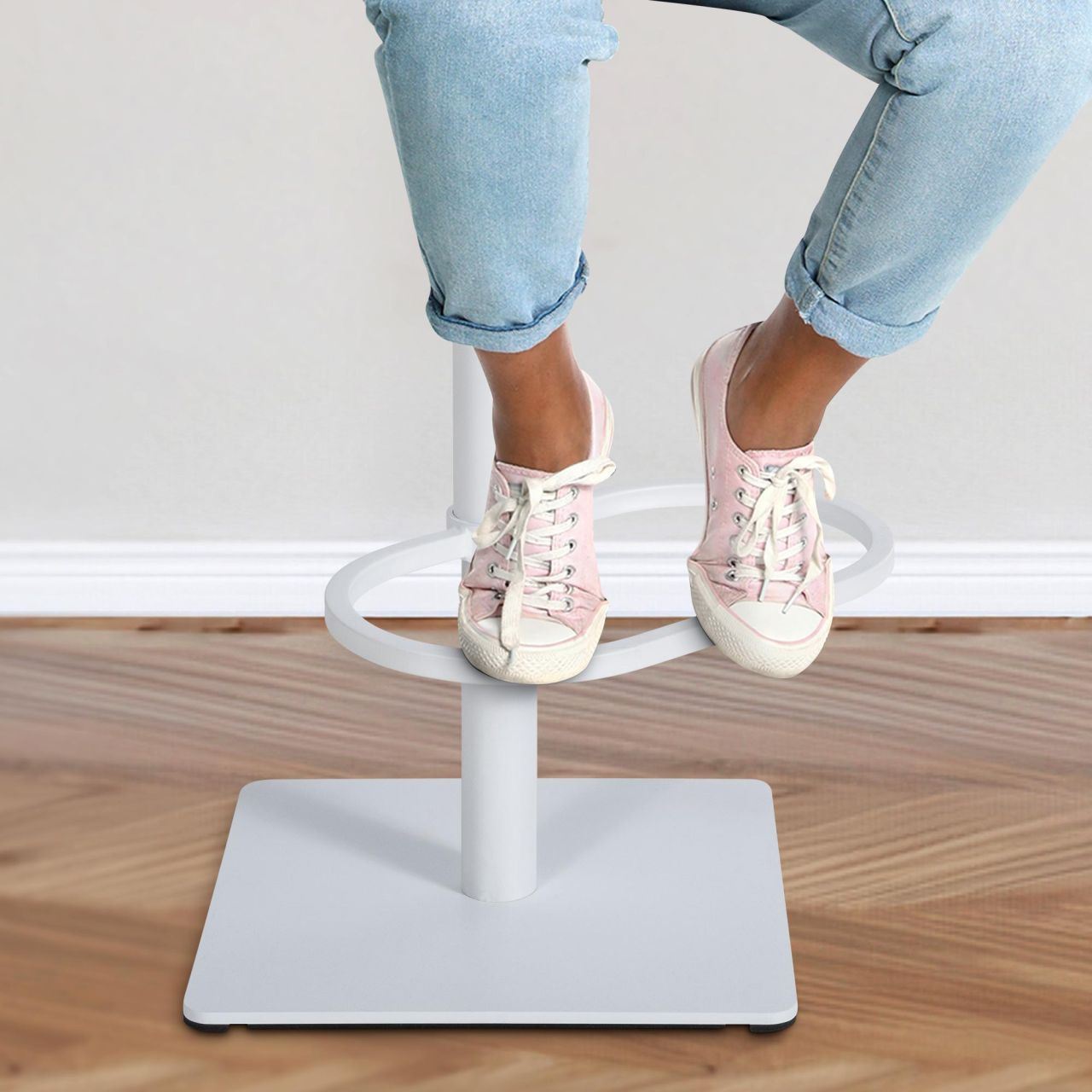 2er Set Barhocker Damaso Stoff weiß blau 1 2er Set Barhocker Damaso Stoff weiß blau