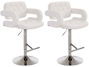 2er Set Barhocker Dublin C weiss