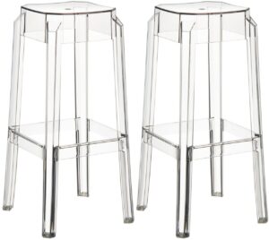2er Set Barhocker Fox transparent