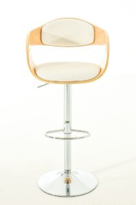 2er Set Barhocker Kingston C Kunstleder naturaweiss