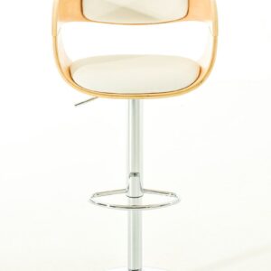 2er Set Barhocker Kingston C Kunstleder natura/weiß