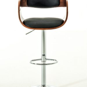 2er Set Barhocker Kingston C Kunstleder walnuss/schwarz