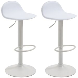 2er Set Barhocker Lana V2 weiß weiß