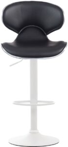 2er Set Barhocker Las Vegas V2 Kunstleder weiss schwarz