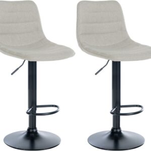 2er Set Barhocker Lex Stoff B creme