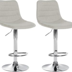2er Set Barhocker Lex Stoff C creme