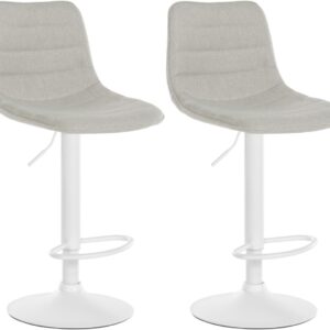 2er Set Barhocker Lex Stoff W creme