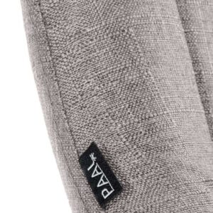 2er Set Barhocker Milet Stoff C grau