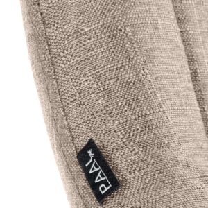 2er Set Barhocker Milet Stoff C taupe