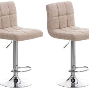 2er Set Barhocker Peru STOFF C creme