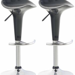 2er Set Barhocker Saddle grau