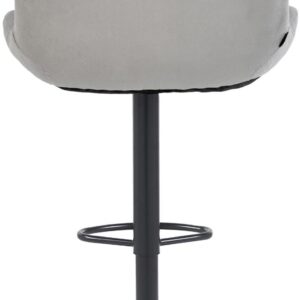 2er Set Barhocker Solon Schwarz grau