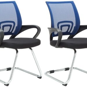 2er Set Besucherstühle Eureka blau