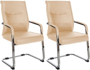 2er Set Besucherstuhl Hobart khaki