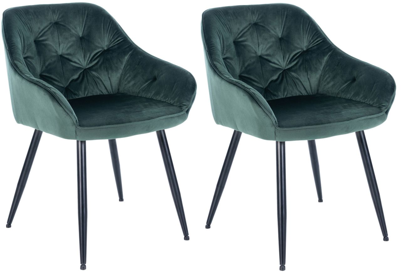 2er Set Esszimmerstühle Cassis grün 1 2er Set Esszimmerstühle Cassis grün