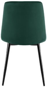 2er Set Esszimmerstuhl Clairton Samt gruen