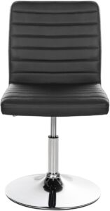 2er Set Esszimmerstuhl Elvas Kunstleder schwarz