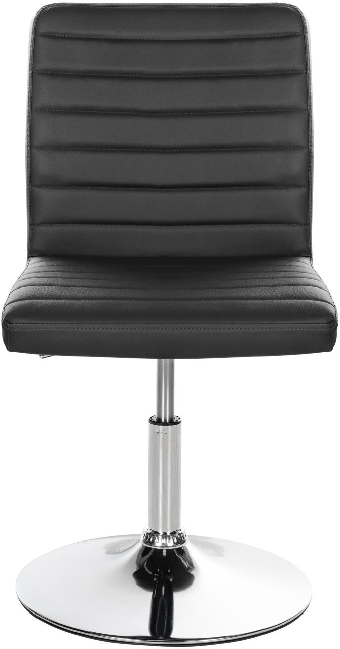 2er Set Esszimmerstuhl Elvas Kunstleder schwarz