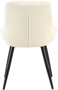 2er Set Esszimmerstuhl Rossford creme