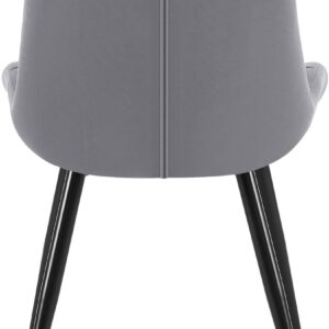 2er Set Esszimmerstuhl Rossford grau