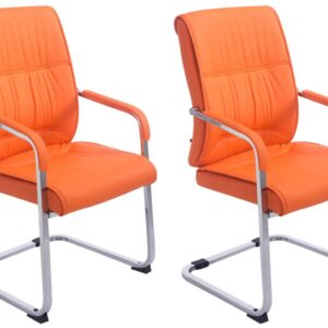 2er Set Freischwinger XXL Anubis orange