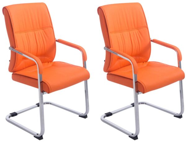 2er Set Freischwinger XXL Anubis orange