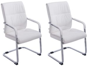 2er Set Freischwinger XXL Anubis weiss