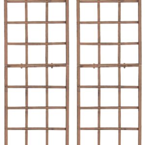 2er Set Rankgitter Trigo antik braun