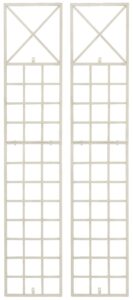 2er Set Rankgitter Trigo antik creme