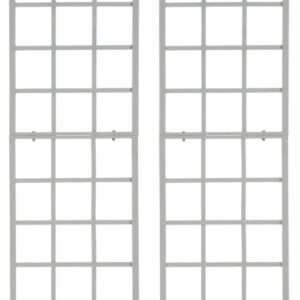 2er Set Rankgitter Trigo weiß