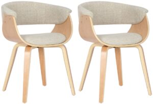 2er Set Stuehle Bruce Stoff naturacreme