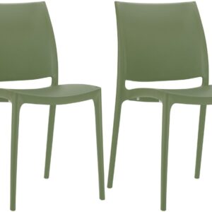 2er Set Stühle Maya oliv