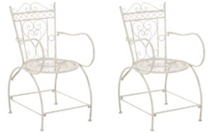 2er Set Stuehle Sheela antik creme