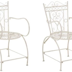 2er Set Stühle Sheela antik-creme