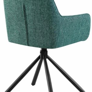 2er Set Stuhl Tipton Stoff dunkelgrün