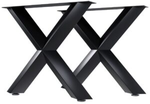 2x Tischbeine Stanton 80x14x72 cm schwarz