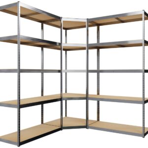 3er Regalsystem silber