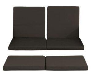 3er Set Kissenbezuege Sofa Ancona anthrazit