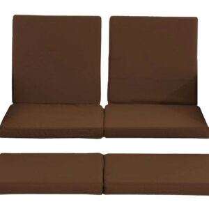 3er-Set Kissenbezüge Sofa Ancona terrabraun