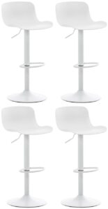 4er Set Barhocker Almada weiss