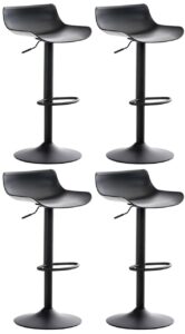 4er Set Barhocker Aveiro schwarz