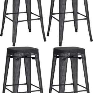 4er Set Barhocker Fletcher schwarz