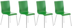 4er Set Besucherstuhl Pepe gruen