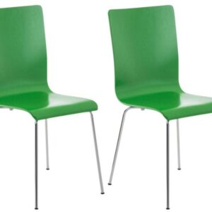 4er Set Besucherstuhl Pepe grün