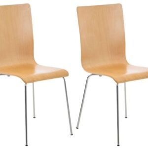 4er Set Besucherstuhl Pepe natura