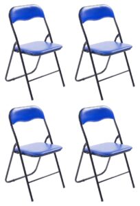 4er Set Klappstuhl Felix blauschwarz