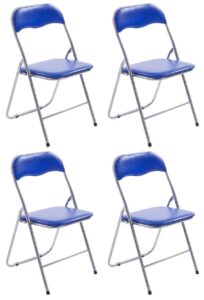 4er Set Klappstuhl Felix blausilber